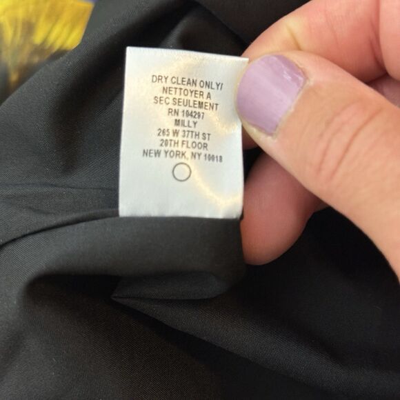 Milly “Liz” Tropical Print Sleeveless Dress Sz 10 $365 Retail EUC - Picture 11 of 11